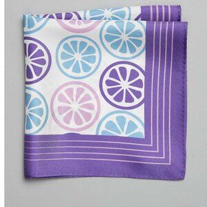 Jos. A. Bank Citrus Pocket Square - Purple